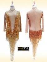 Beaded Fringe Dress - Robe Cher