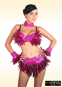 Feather Dress - Pluma de Vegas