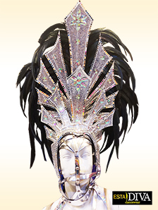 Feather Headdress - Glitter Pluma