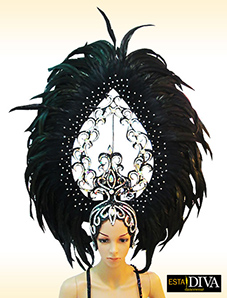 Feather Headdress - Showgirl Diva