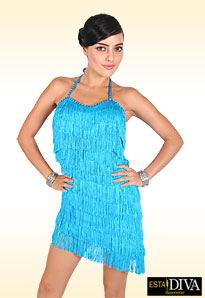 Latin Fringe Dress - Fina Fringe