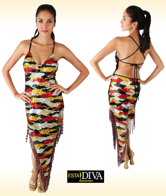 Diva Sequin Dress - Fina Reina