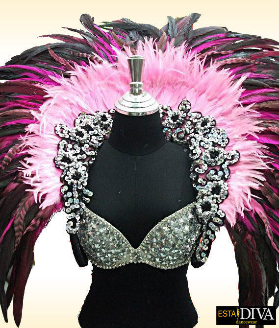 Feather Backpiece Showgirl Samba [feather Backpack 1 1