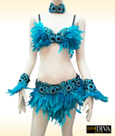 Feather Dress - Samba Plumas