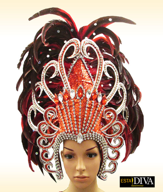 Feather Headdress - Crystal Pluma