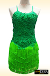 Fringe Dress - Latin Flora