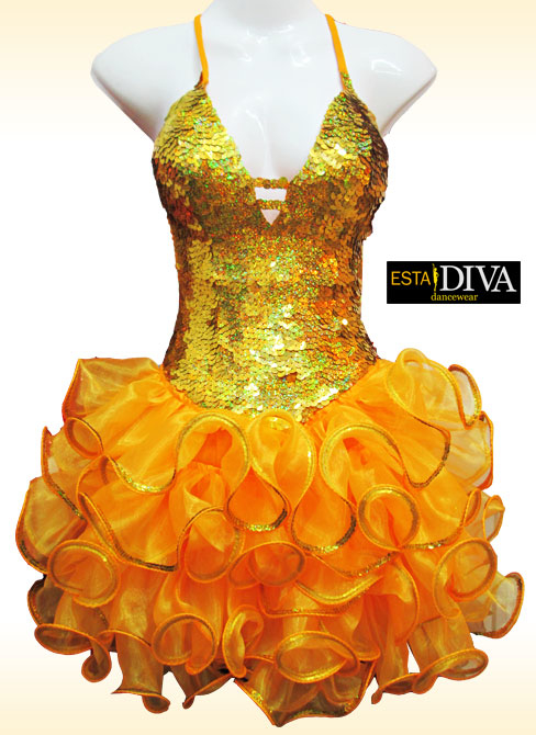 Showgirl Dress -  Garde Gold