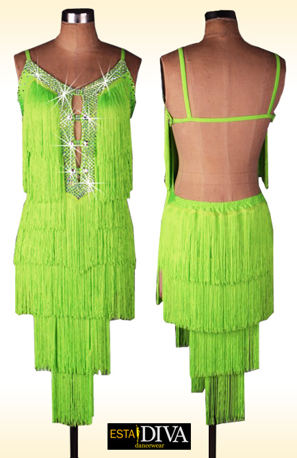 Latin Fringe Dress - Vestido de Franja