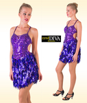 Paillettenkleid - Paillettes Viola