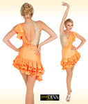 Latin Samba Dress - Albicocca