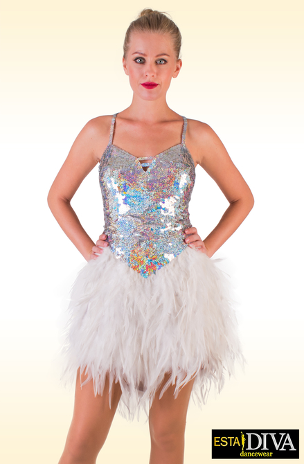 Samba Feather Dress - Vestido Pluma