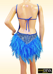 Samba Feather Dress - Pluma Sky