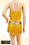 Diva Singer Dress - Abito Danza Oro