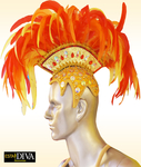 Feather Headdress - Mohawk Flame