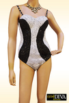 Sequin Leotard - Bianco Nero