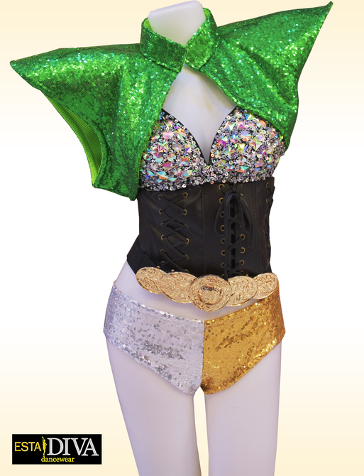 Diva Singer Costume - Abito Palco Leroso