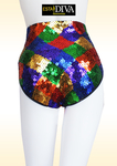 Sequin Hot Pants - Paetê