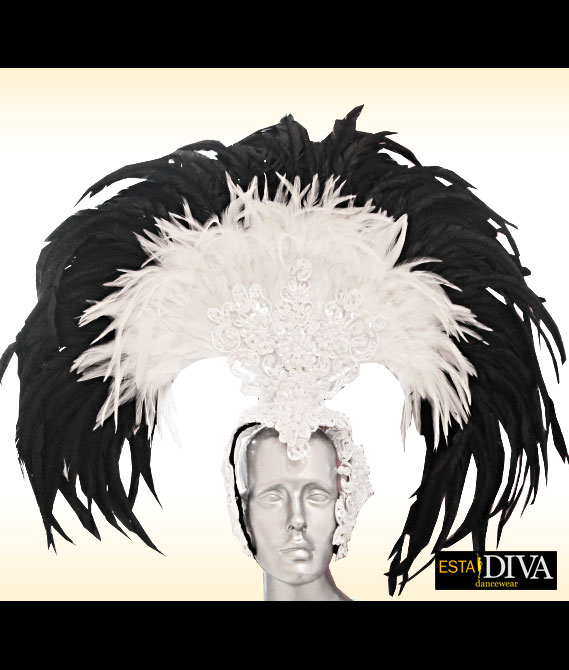 Feather Headdress - Nera Bianca Penna