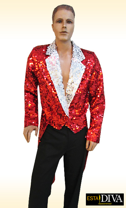 Sequin Tailcoat - Le Frac Pailleté Rouge