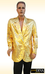 Sequin Sports Coat - La Giacca Paillette Oro