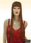 Beaded Fringe Wig - Parrucca Bronzo