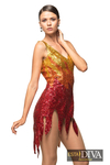 Flame Sequin Dress - Robe Flamme