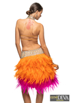 Latin Feather Dress - Latina Pluma