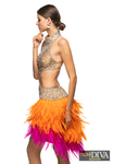 Latin Feather Dress - Latina Pluma