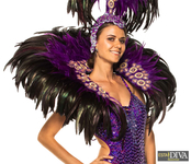 Feather Backpieces - Pluma Lila