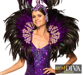 Feather Backpieces - Pluma Lila