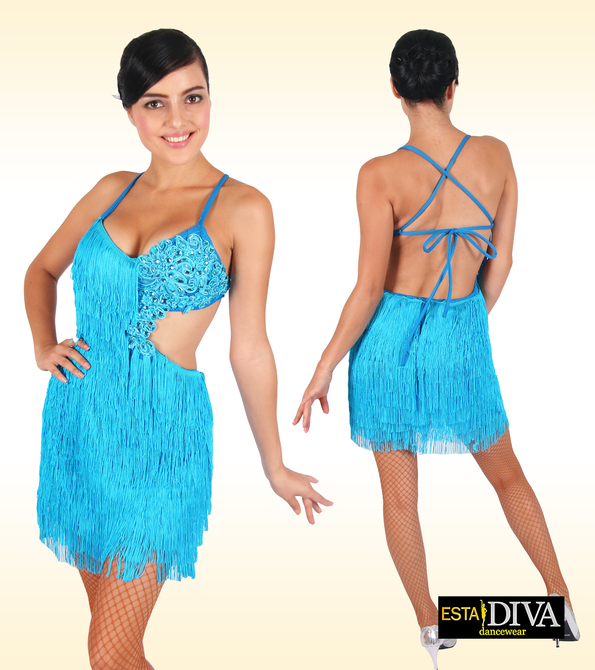 Fringe Dress - Flor de Cha Cha