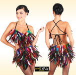 Feather Dress - Pluma Colorida