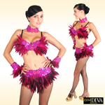 Feather Dress - Pluma de Vegas