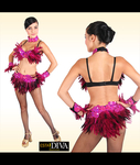 Feather Dress - Pluma de Vegas