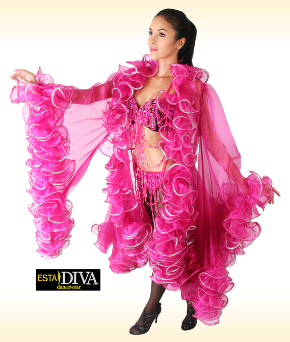 Burlesque Organza Coat - Temptation