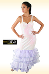 Diva Dress - Cielo Blanco