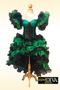 Diva Organza Dress - Robe Cabaret