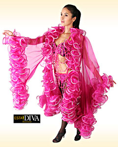 Burlesque Organza Coat - Temptation