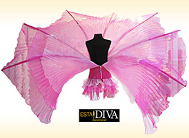 Organza Wing Corset - Ailette Plissée