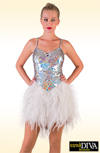Samba Feather Dress - Vestido Pluma
