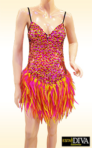 Samba Federkleid - Fiery Generosa