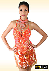 Latin Dance Dress - La Fleur