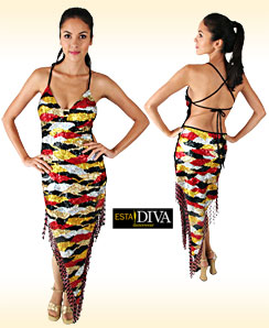 Diva Sequin Dress - Fina Reina