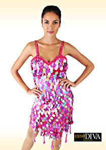 Latin Sequin Dress - Puesto Bella