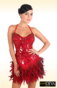 Showgirl Dress - Ave de Vegas