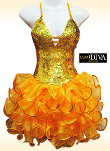 Showgirl Dress - Garde Gold