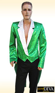 Sequin Tailcoat - Le Frac Pailleté Vert